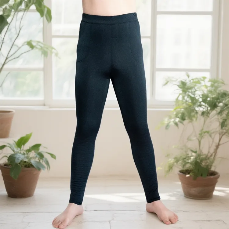 福暖至新疆长绒棉男款高腰保暖棉裤修身