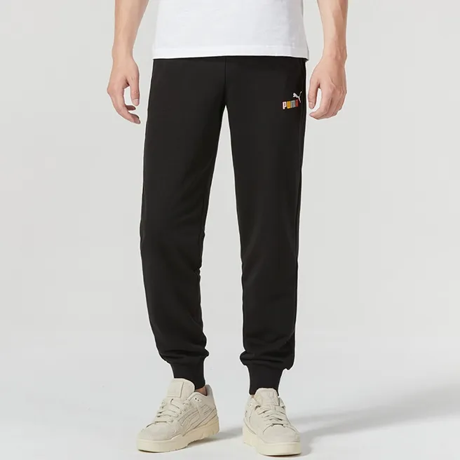 PUMA/彪马【商场同款新品】男款时尚休闲束脚黑色运动裤 678724-01