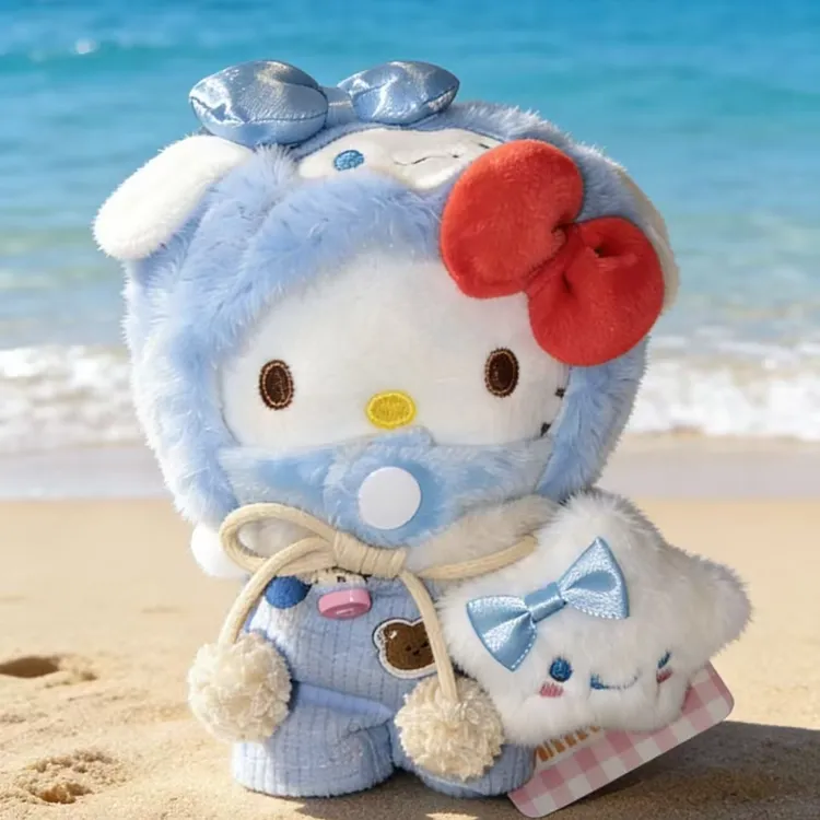 【直播优惠链接】三丽鸥kitty可爱毛绒玩具包挂钥匙扣玩偶玩具娃娃