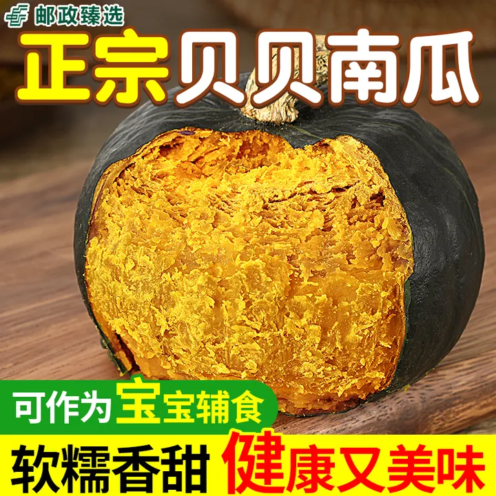 邮政甄选果舒康潍坊产地正宗板栗味贝贝小南瓜粉糯香甜健康主食3