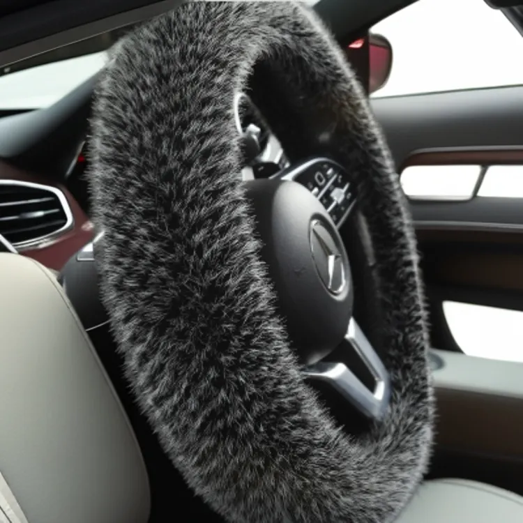 14 15 16 17款年北京现代ix35专用用品方向盘套毛绒女10 11 12 13