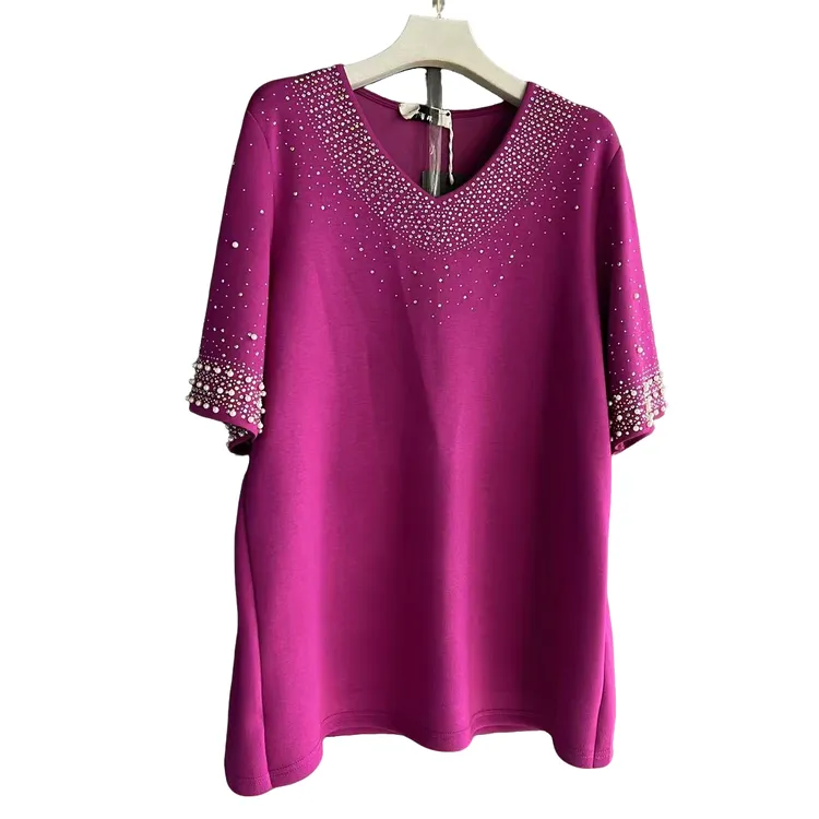 大码女装时尚半袖休闲衫