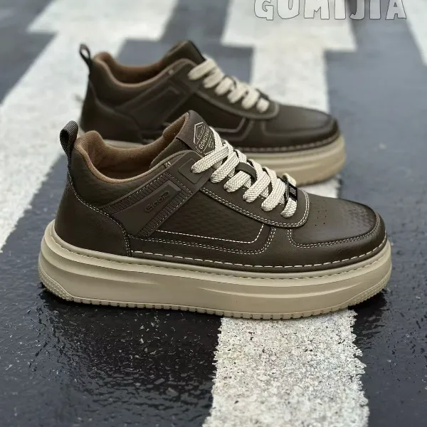 Gumijia/古米茄经典手工上线时尚潮流超轻舒适百搭休闲鞋G8887