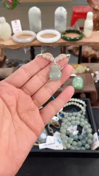 手绳未镶嵌和田玉且末吐拉牧场 平安锁 多样性发一