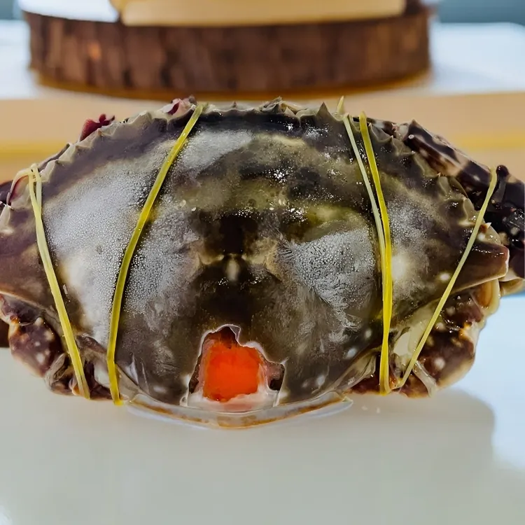 （姐弟海鲜）3两左右/只飞机红膏呛蟹下饭下酒生吃切记不能蒸煮