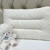 精品儿童乳胶颗粒枕--白色（30*50）-1