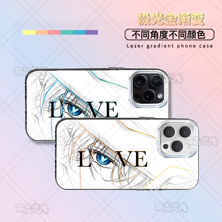 怪盗基德love眼睛适用苹果华为VIVO小米OPPO一加极光金手机壳