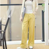 Y.M | 砂糖栗子裤 复古亮色系 秋日氛围感穿搭韩系设计休闲裤9913