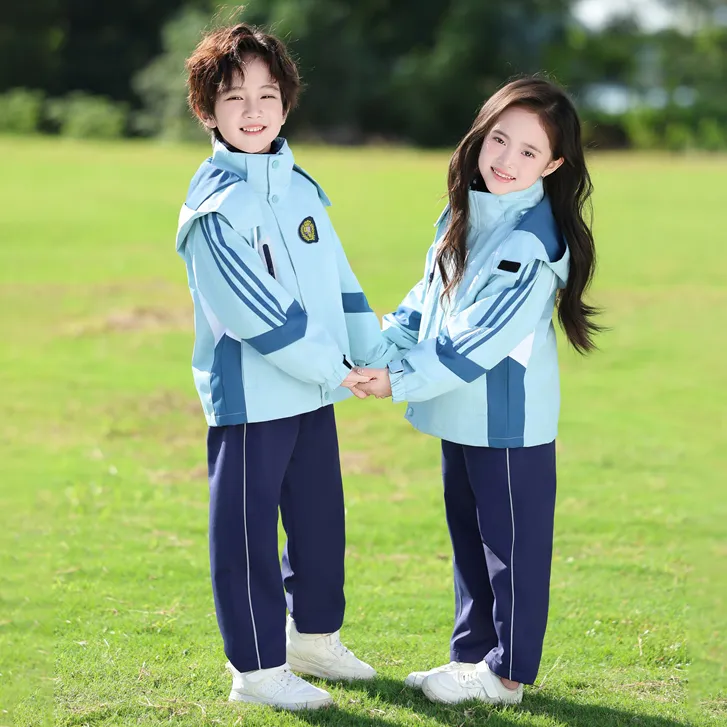 春夏秋季冬季四季小学生冲锋衣三合一校服班服幼儿园服学生运动会