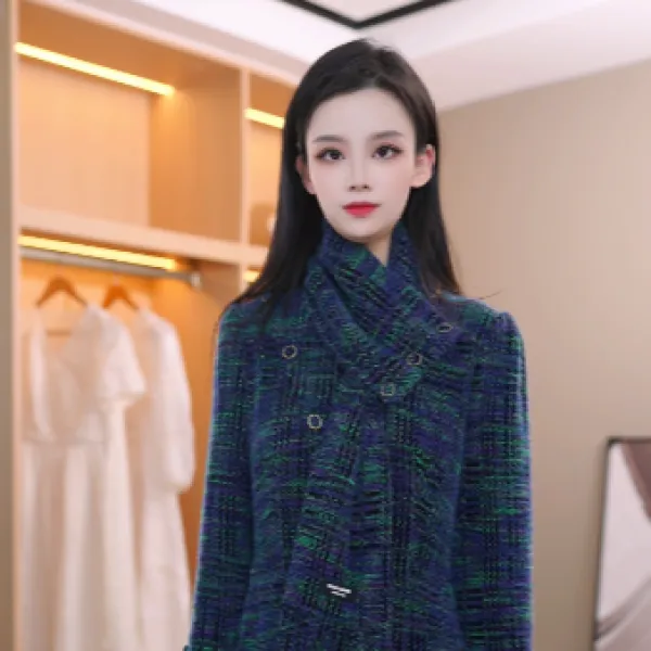 爆款时尚气质减龄保暖百搭设计感连衣裙M-4XL