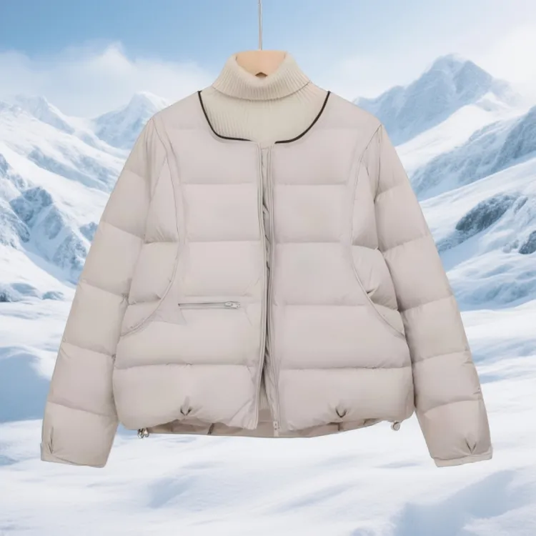 甜甜Bo酱新国标云感高奢90羽绒服羽绒服-BK