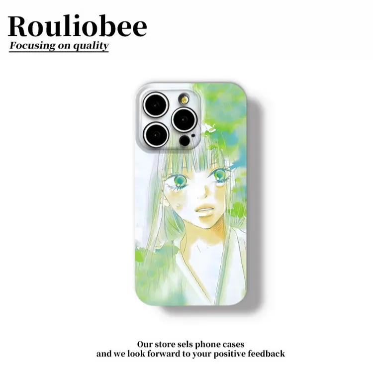 绿眼睛少女适用苹果15/16promax手机壳菲林华为oppo小米14vivo套