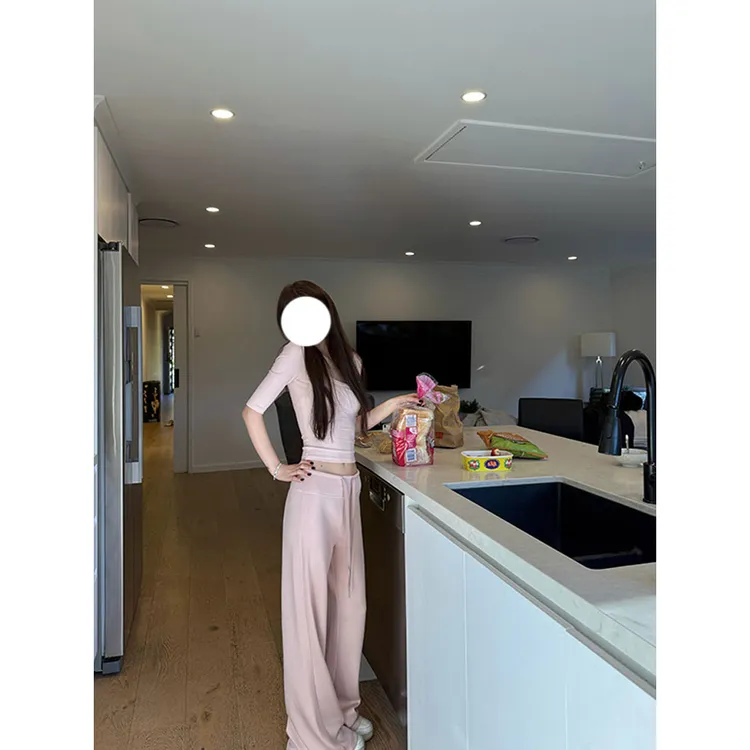 soft2.0 舒适早秋 320g轻氧莫代尔糯糯针织裤 7840