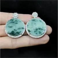 【老三珠宝】翡翠圆牌吊坠赠链GS【多样性发其一】约25-3mm