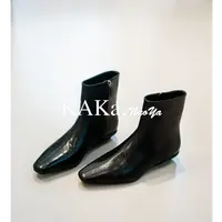 KAKA NUOYA  2546   时尚侧拉链复古小跟短筒时装靴dy