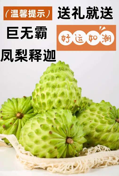 云南当季新鲜牛奶凤梨释迦果巨无霸版本