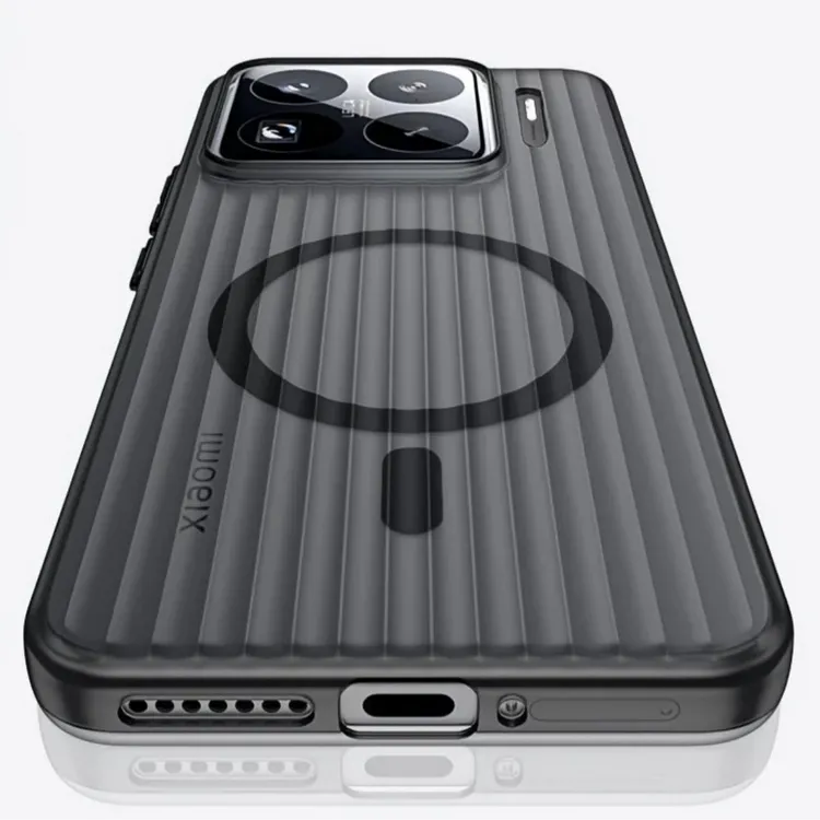 适用小米15Pro/15Ultra壳/14手机壳超薄磨砂磁吸不沾指纹秋谷兔