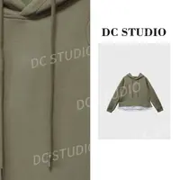 DC STUDIO【微风】2024冬新款休闲百搭复古连帽空气棉加厚加绒卫衣