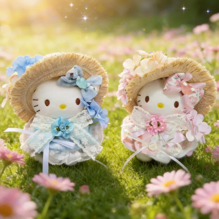 520礼物正版HelloKitty庄园花嫁KT挂件三丽鸥毛绒包挂玩偶送女生