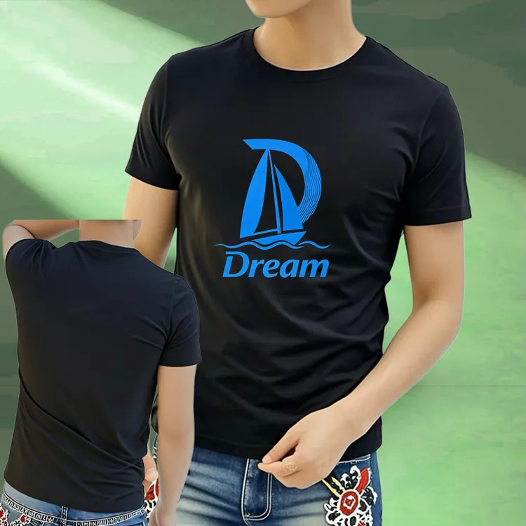 2025夏季时尚字母短袖t恤男女同款百搭休闲半袖男士上衣个性体恤