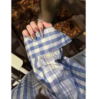 港味中长款慵懒风长袖格子衬衫休闲衬衣女高级感轻奢减龄洋气上衣