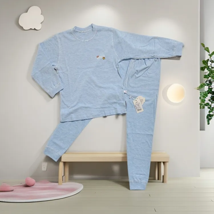 【福利款】净色家居服男女通用四季秋衣裤睡衣秋裤宝宝