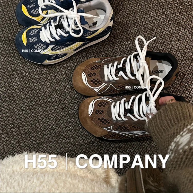 【一只璐甄选】H55-丹麦旧时光｜春新系编织风运动德训鞋25-2206