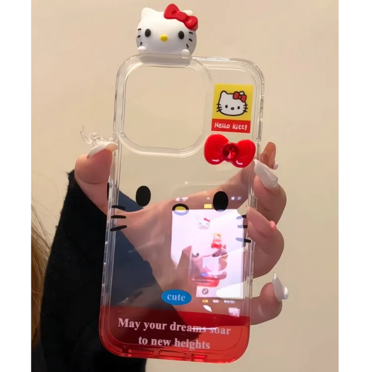 kt猫表情适用苹果手机壳华为vivo小米荣耀oppo红米新款女防摔全包