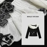 【优雅贝拉】Molly 时尚气质简约 上衣 M2025591