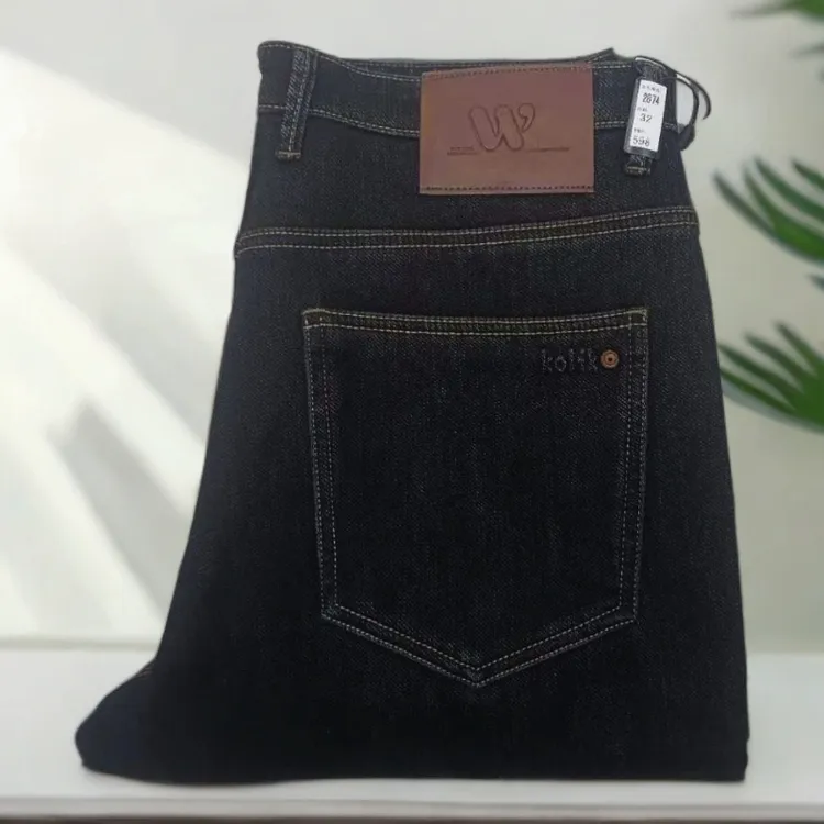 特惠！【2853/2874】加绒95棉加绒品质牛仔裤舒适商务弹力