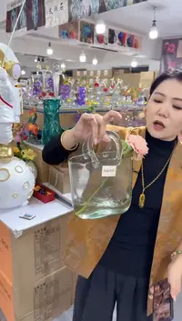 琉璃瑞直花瓶花器R-晚3