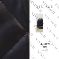 WEWEANGEL/羊皮黑色女士单肩包