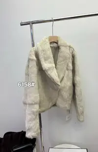 意式兔毛短外套百搭女款秋冬#6158