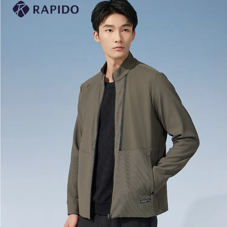 【早秋穿搭】RAPIDO雳霹道新款男士户外运动休闲立领夹克CN4776G03