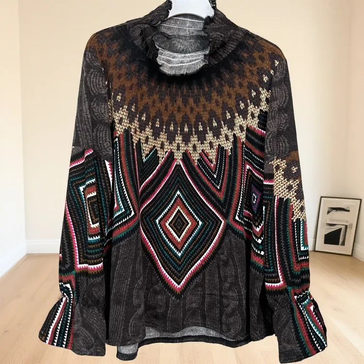 528波西米亚冬季上衣宽松气质时尚优雅