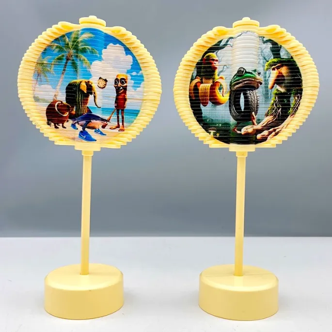 山海经旋转树棒棒糖螺旋树解压转转乐浪浪山小妖摆件积木玩具