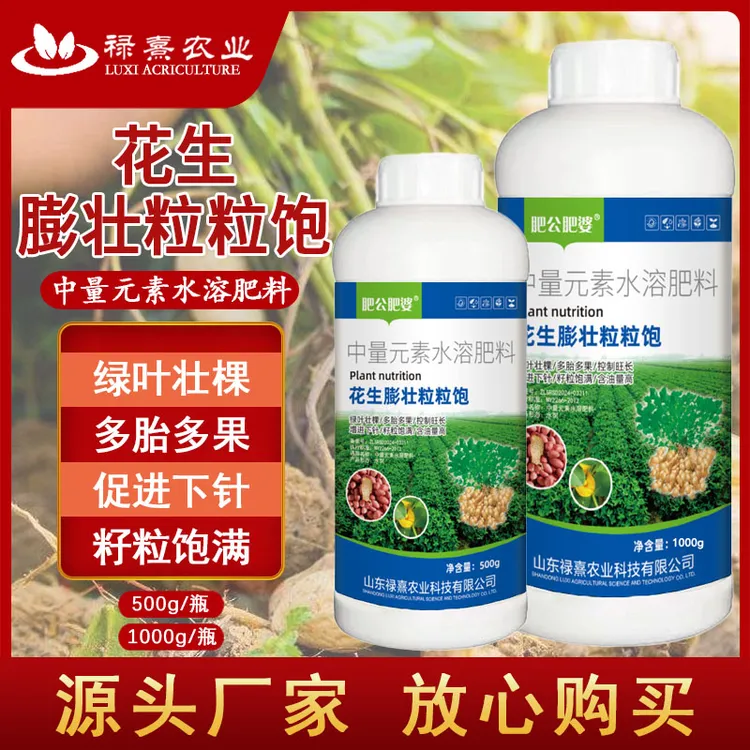 肥公肥婆花生膨大粒粒饱绿叶壮颗颗粒饱满提高产量农肥科技腐植酸