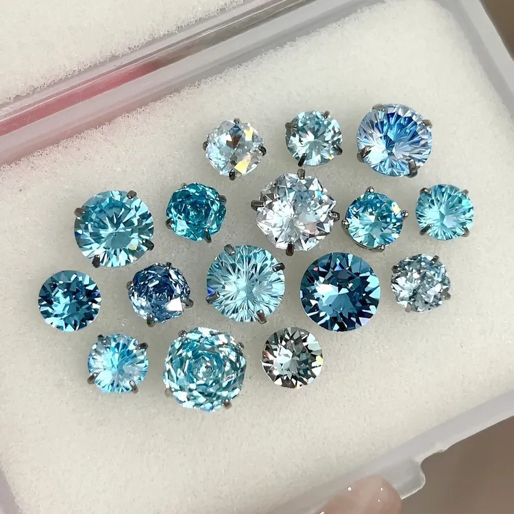 钛钢耳饰 蓝色星河RINGRING商店蓝色系耳骨钉钛钢养耳耳钉