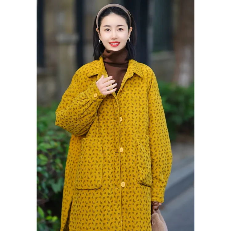 BEIJU 2025新款时尚气质百搭宽松显瘦轻奢洋气复古棉服外套女5863