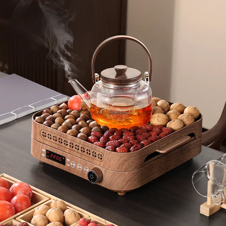 围炉煮茶器具套装2025新款室内家用玻璃烧水壶养生罐罐煮茶器