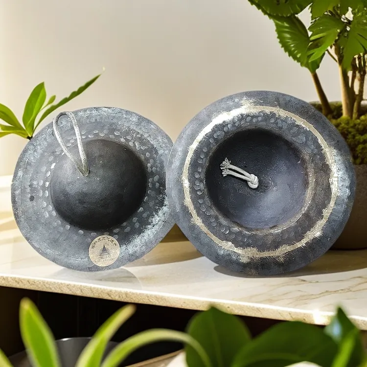 道士法器打击乐器大帽帽镲响铜钹大顶钹乐器24公分手工煅打钹大号