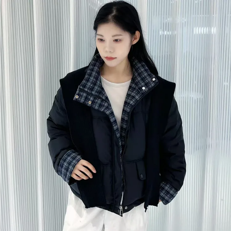 连帽羽绒时尚百搭2025冬新款设计感洋气收腰显瘦气质短款白鸭羽绒