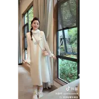 洋洋优选-秋冬新款不规则设计时尚无袖背心吊带连衣裙女 YY68710