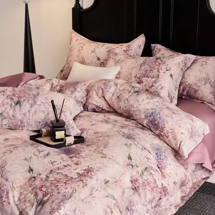 D特价清！高奢超细旦LF级天丝棉印花宿舍四件套！实体简约设计款XBD