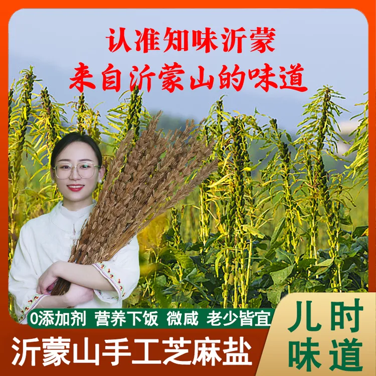 【新芝麻尝鲜】沂蒙特产芝麻盐老少皆宜经典芝麻盐