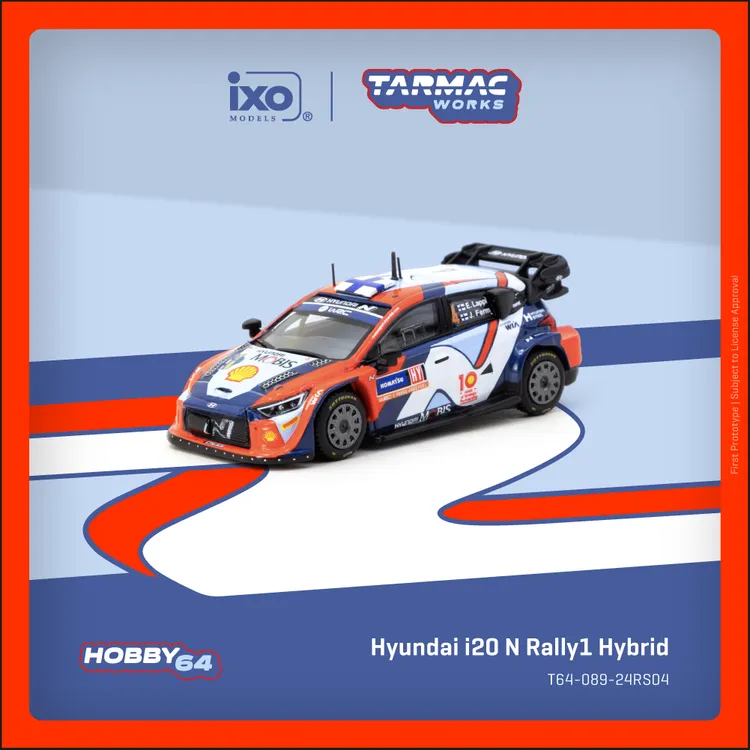 【预售】TW车模1：64 现代 i20N 壳牌 合金汽车模型