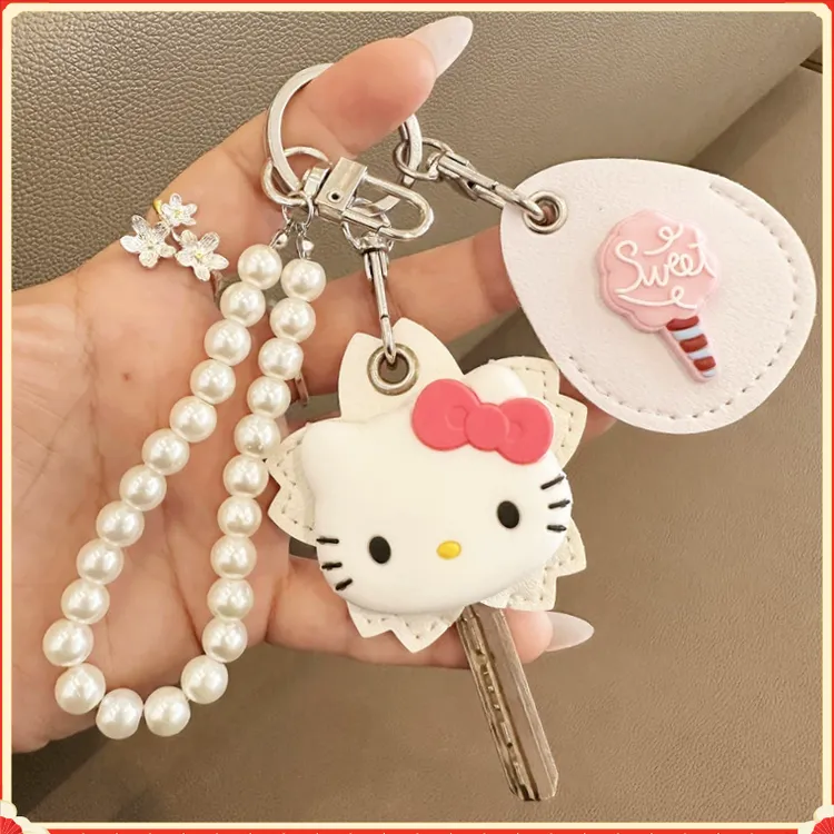 新款可爱卡通卡套迷你钥匙扣门禁卡水滴感应圆形小区电梯保护套E