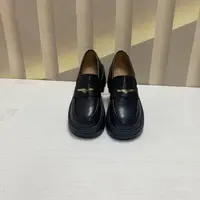 T7826 《月牙儿》（拍大一码）新款时尚松糕底百搭乐福鞋
