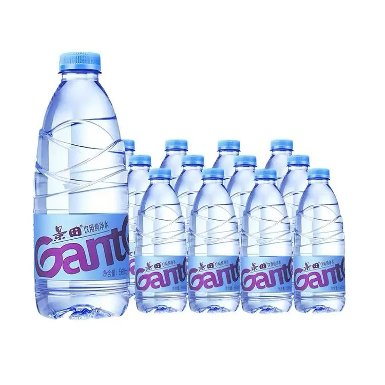 景田饮用纯净水560*12瓶家庭装车载泡茶适用网红饮品