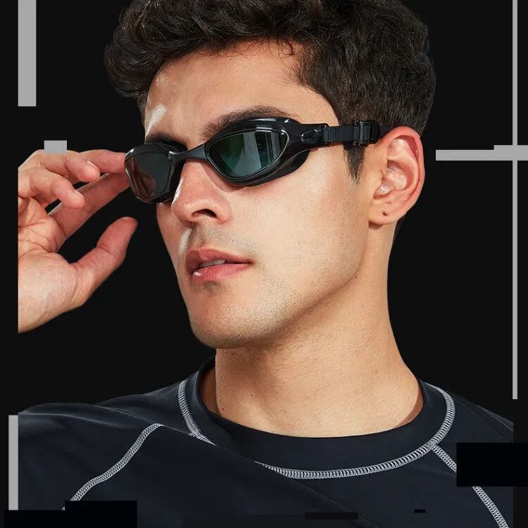 美津浓泳镜高清防雾防水专业男女成人潜水装备游泳眼镜泳镜